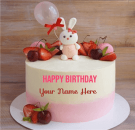 Fantastic Birthday Cake With Cute Teddy