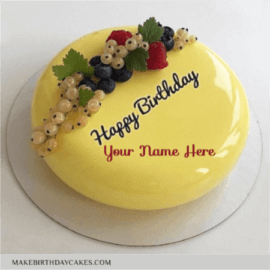 Beautiful Yellow Fruit Birthday