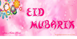 Beautiful Eid Mubarak Cover for Girls