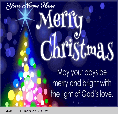 Merry Christmas Greetings for Family - Christmas Wishes With Name