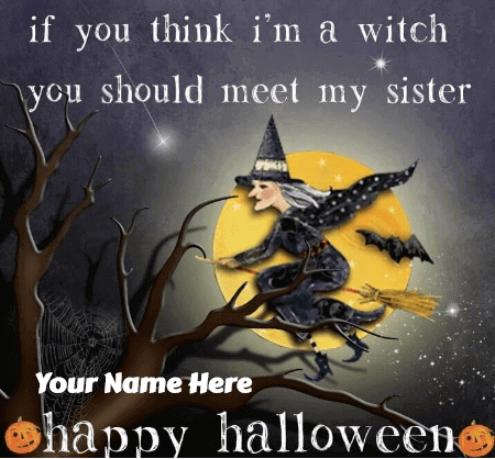 Funny Halloween Wishes for Sister