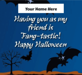 Happy Halloween Greetings for Friends