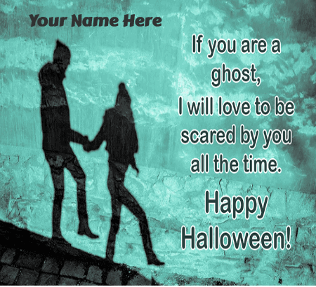 Romantic Halloween Greeting for Lover
