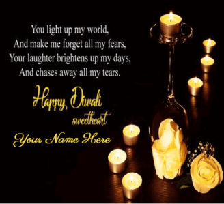 Romantic Happy Diwali Wishes For Lover