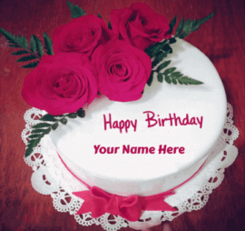 Birthday Roses Cake For Lover