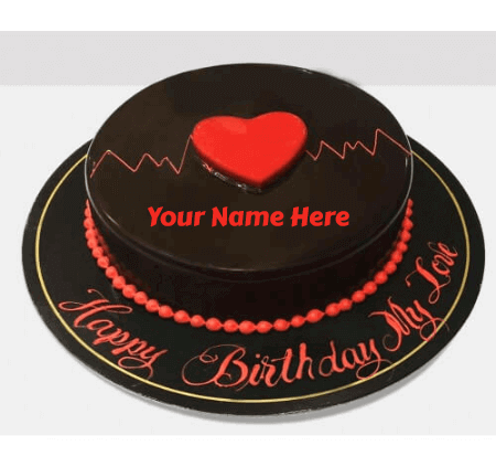 Chocolate Birthday Cake For Lovers
