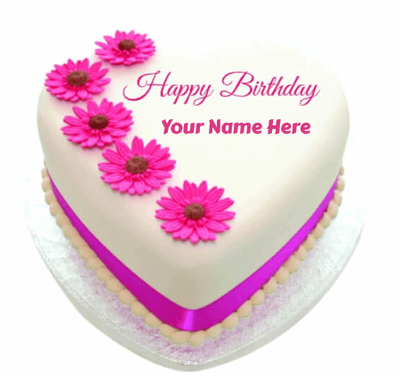 Happy Birthday Cake With Flowers