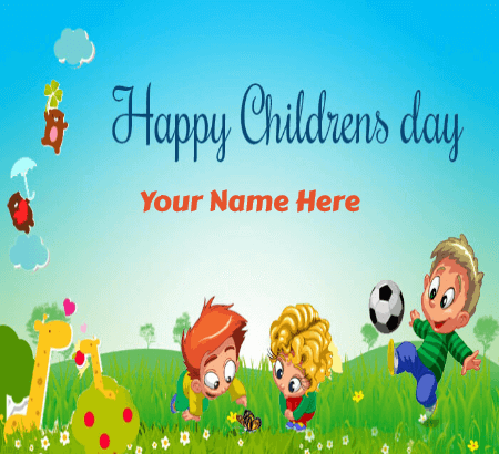 Happy Childrens Day Greeting Card