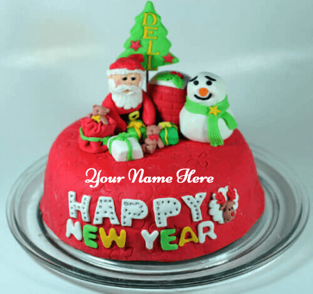 Beautiful Christmas Cake With Name