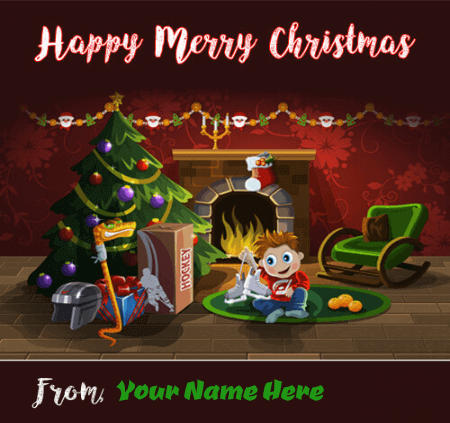 Cute Christmas Greetings With Name