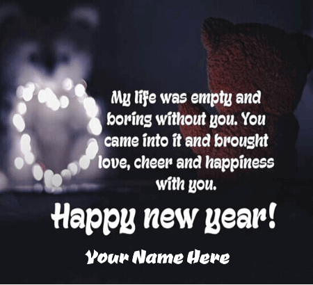 Happy New Year For Lover