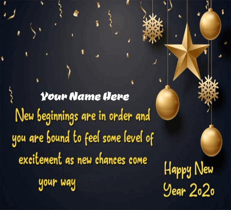 Happy New Year Wish for Friends
