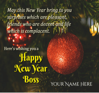 Happy New Year Wishes For Boss