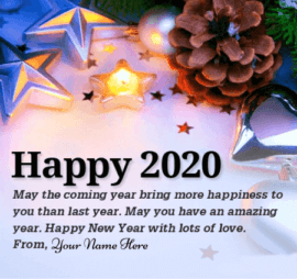 Happy New Year With Name Edit