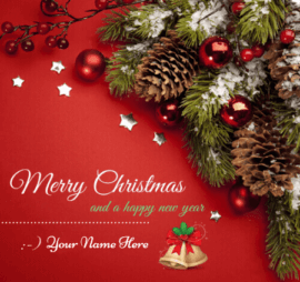 Merry Christmas Wishes With Name Edit
