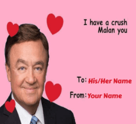 Celebrity Meme Valentines Cards