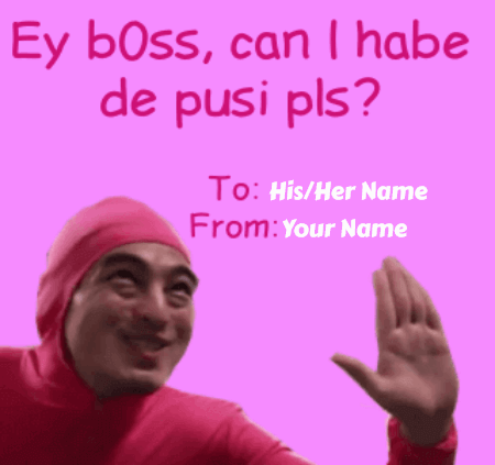 Dirty Valentines Meme Card Maker