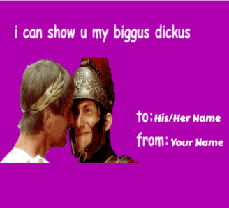 Funny Valentines Day Meme Cards With Name