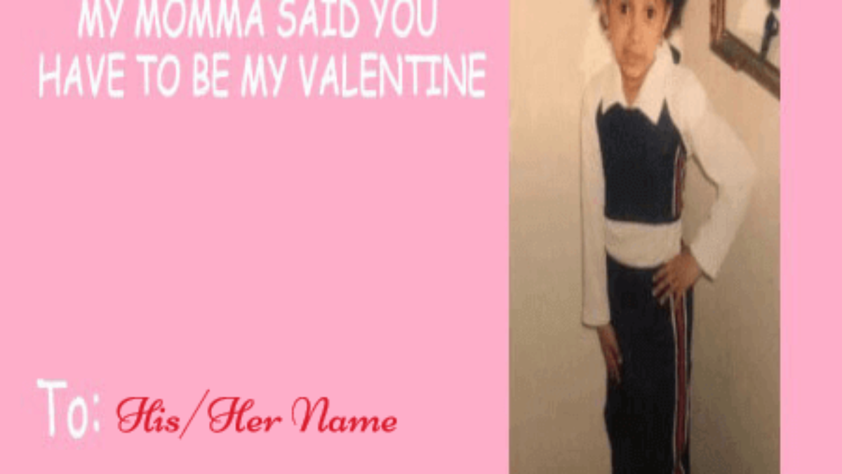 Kids Valentines Day Card Meme Funny Valentines Card Wishes
