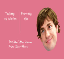 Romantic Valentines Day Meme Card