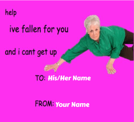 Valentines Day Meme Cards With Name