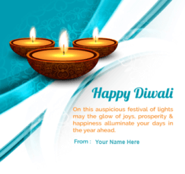 Happy Diwali Light Festival wish