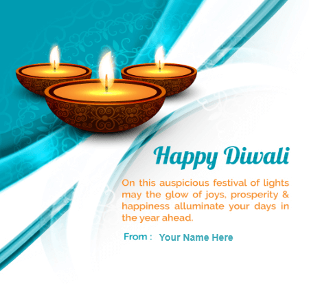 Happy Diwali Light Festival wish