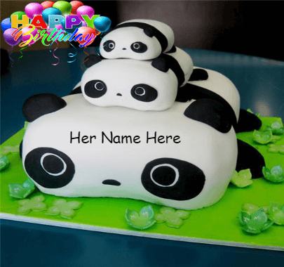 Pink Panda - Edible Birthday Cake OR Cupcake Topper – Edible Prints On Cake  (EPoC)