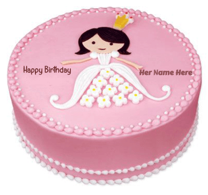 Beutiful princess cake for girls