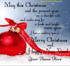 Merry Christmas Message