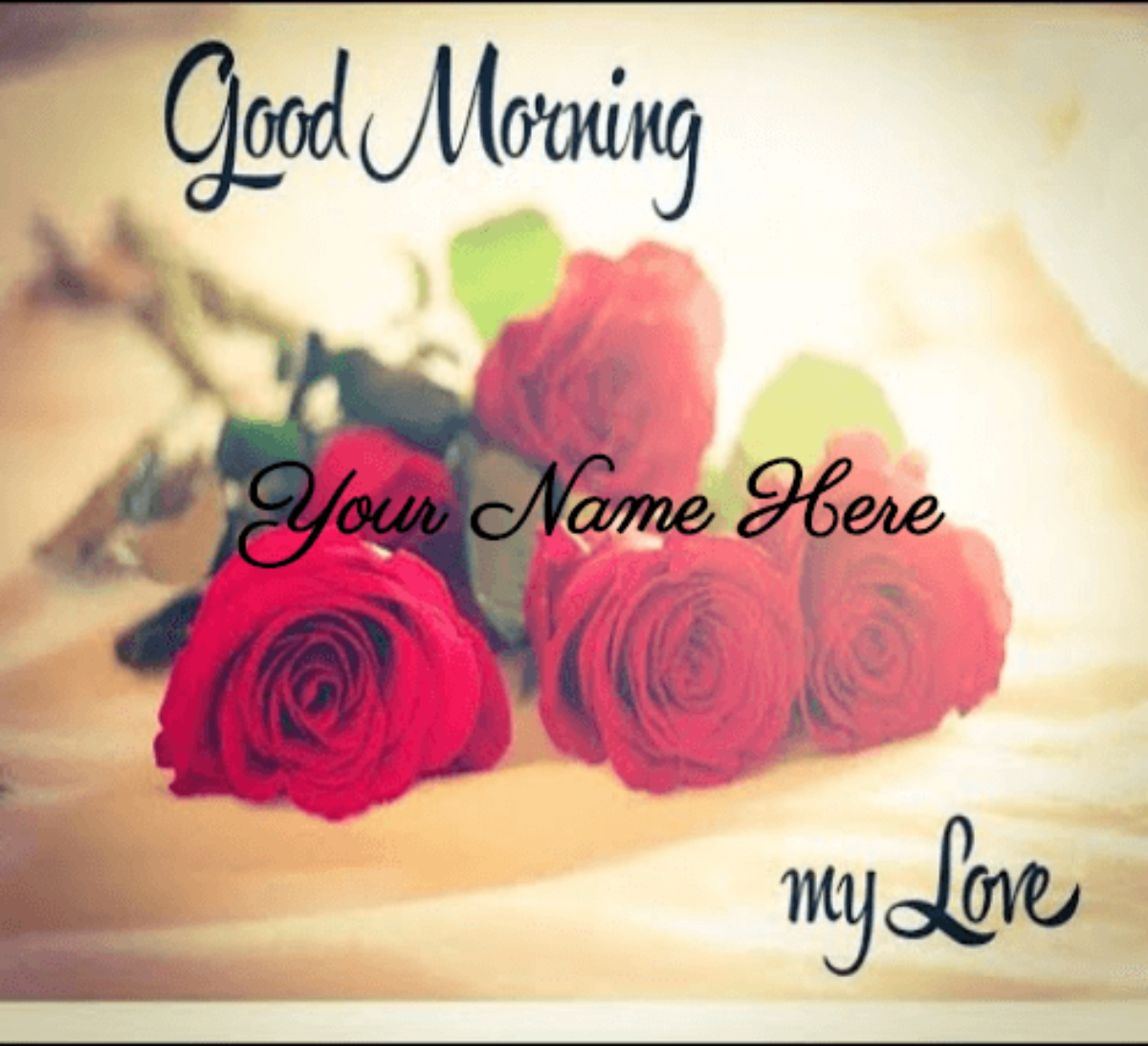 Good morning love card - Good Morning Wishes With Name