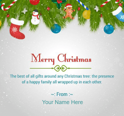 Merry Christmas Santa wishes for Family