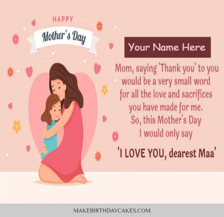Mothers Day Wish card