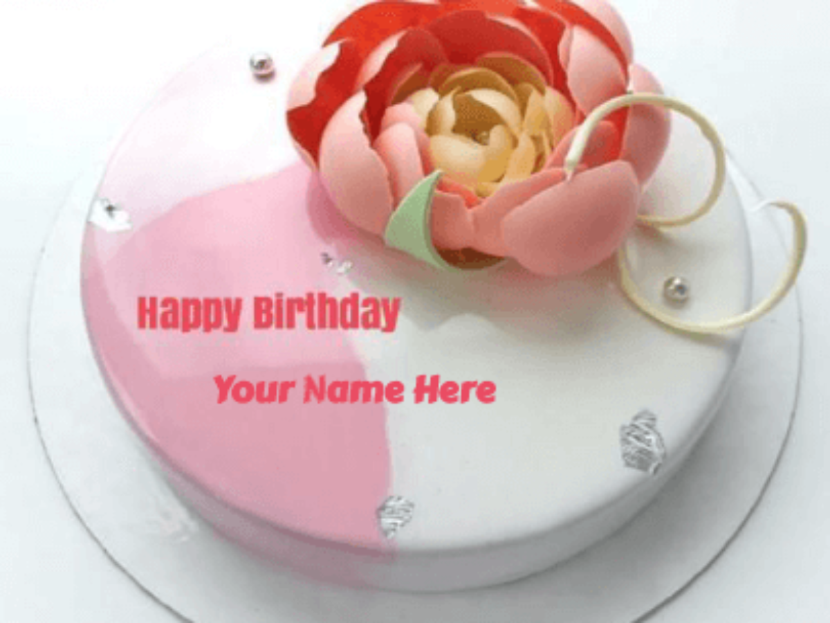 Birthday wish Cake- Unique Beautiful Cake with Name Birthday wish Cake- Unique Beautiful Cake with Name