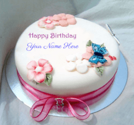 Birthday Cakes with flowers