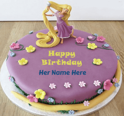 Cakes for beutiful long hair girl