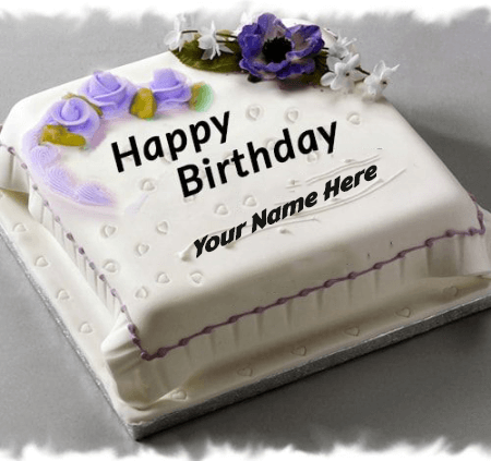 Woman birthday cake