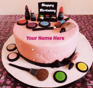 Special birthday cake for wife - Unique Beautiful Cake with Name