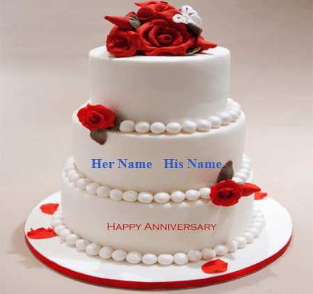 Happy marriage Anniversary Lovely Cake