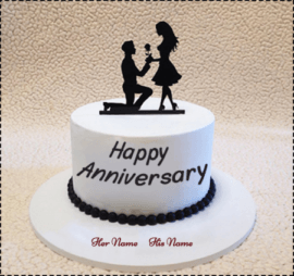 Anniversary cake for Love Birds