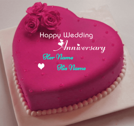 Happy Weeding Anniversary Cake Celebration