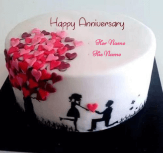 Happy Anniversary Cakes for Couple