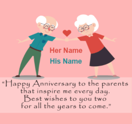 Happy Anniversary Wishes for Parents