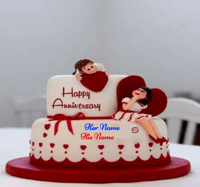 Anniversary Cake for Couples