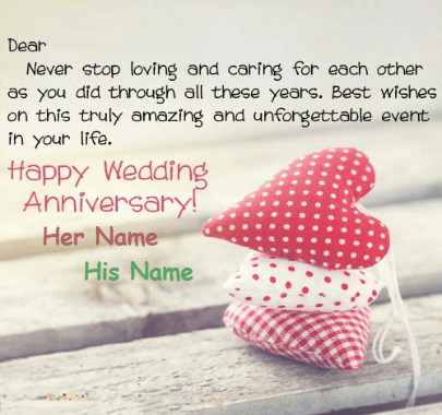 Anniversary wishes for Couples