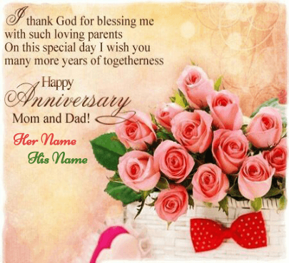 Happy Anniversary Wishes For Mom and Dad