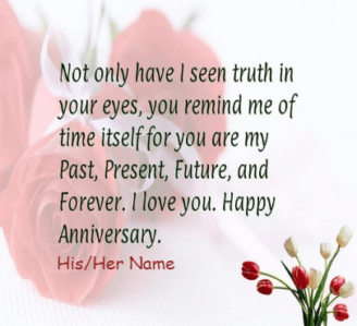 Happy Anniversary Best Wishes for Lover