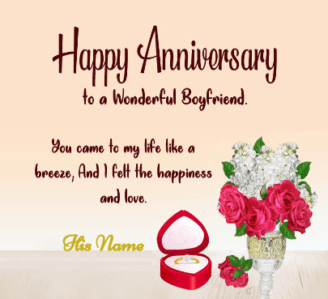 Happy Anniversary Wishes for Boyfriend
