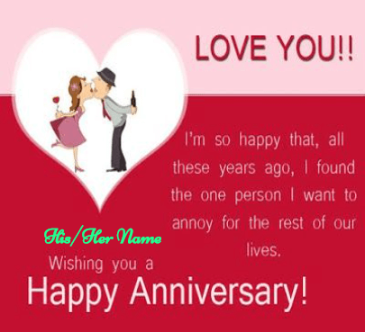 Happy Anniversary Wishes for lover