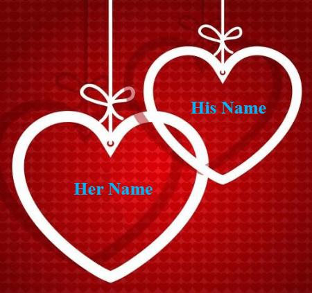 Name With Hearts for couple